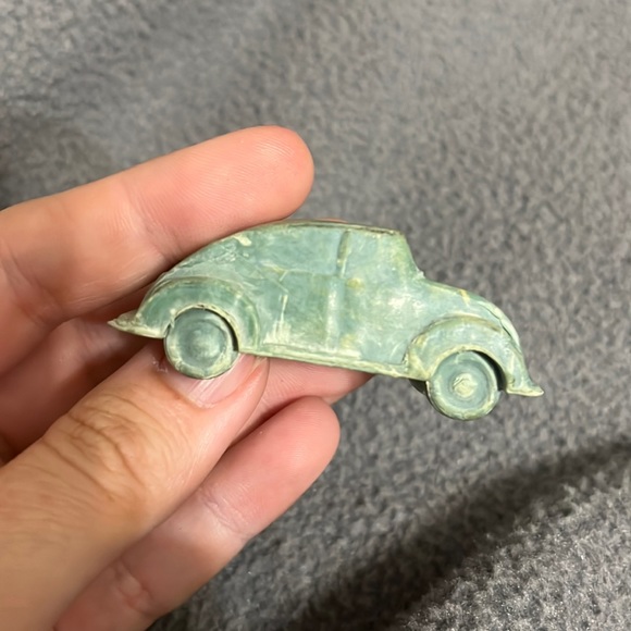 Vintage Volkswagen Beetle Eraser, Green - Picture 1 of 3